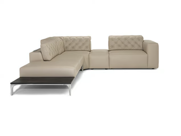 SKYLINE - Recliner sectional leather sofa by Natuzzi Italia - view 3